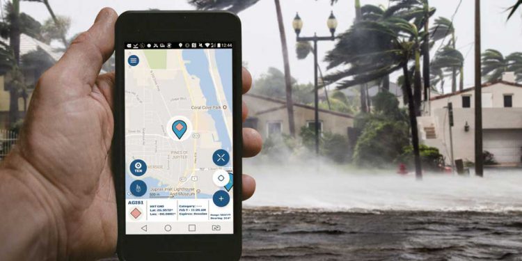 LifeRing app in hurricane