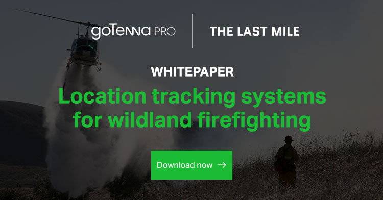 Invitation to read whitepaper on location tracking systems for wildland firefighters